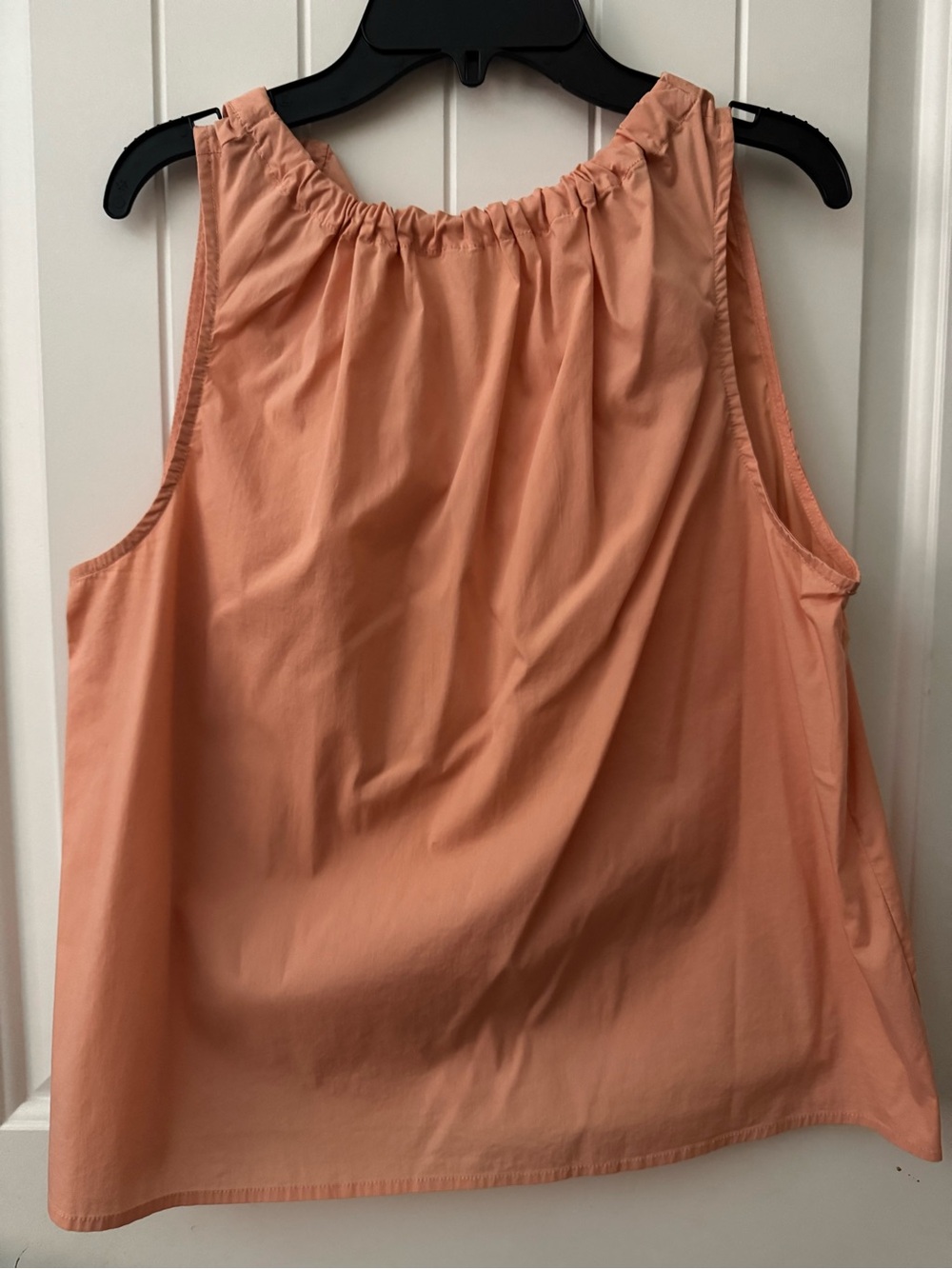 Worthington Peach Gathered Neck Sleeveless Tank